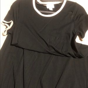 LuLaRoe XXS black Carly dress NWOT